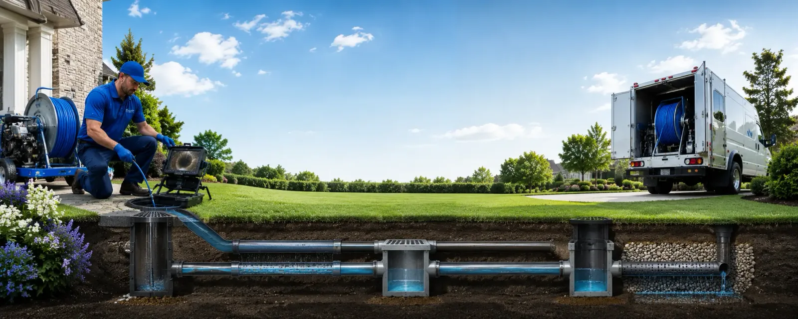 Outdoor drain cleaning information for Whitehorse, SD
